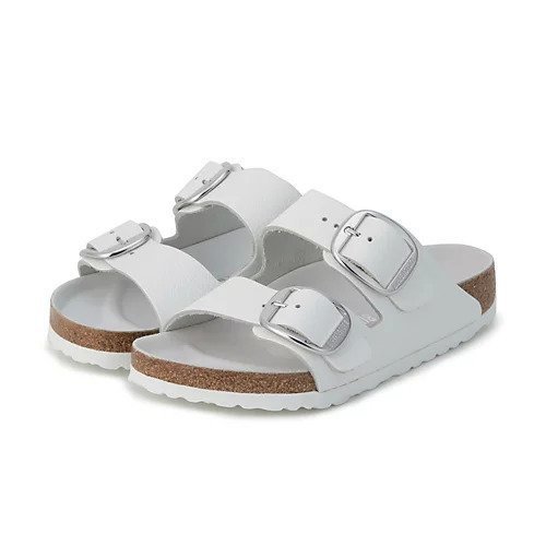 【ビルケンシュトック/BIRKENSTOCK】のArizona ビッグバックルサンダル インテリア・キッズ・メンズ・レディースファッション・服の通販 founy(ファニー) 　ファッション　Fashion　レディースファッション　WOMEN　バッグ　Bag　コルク　Cork　ビッグ　Big　モダン　Modern　人気　Popularity　定番　Standard　ホワイト|ID: prp329100003300925 ipo3291000000026833254