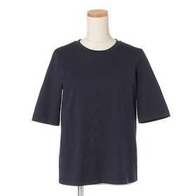 【イーバイエクラ/E by eclat】の大人五分袖Tシャツ 人気、トレンドファッション・服の通販 founy(ファニー) ファッション Fashion レディースファッション WOMEN トップス・カットソー Tops/Tshirt シャツ/ブラウス Shirts/Blouses ロング / Tシャツ T-Shirts シルク Silk 今季 This Season 洗える Washable |ID:prp329100003301285