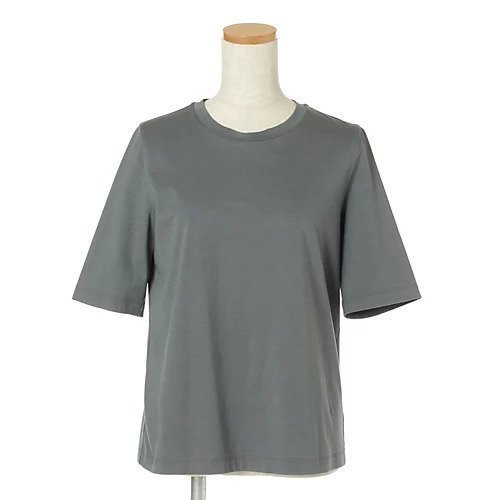 【イーバイエクラ/E by eclat】の大人五分袖Tシャツ インテリア・キッズ・メンズ・レディースファッション・服の通販 founy(ファニー) https://founy.com/ ファッション Fashion レディースファッション WOMEN トップス・カットソー Tops/Tshirt シャツ/ブラウス Shirts/Blouses ロング / Tシャツ T-Shirts シルク Silk 今季 This Season 洗える Washable |ID: prp329100003301285 ipo3291000000032186410