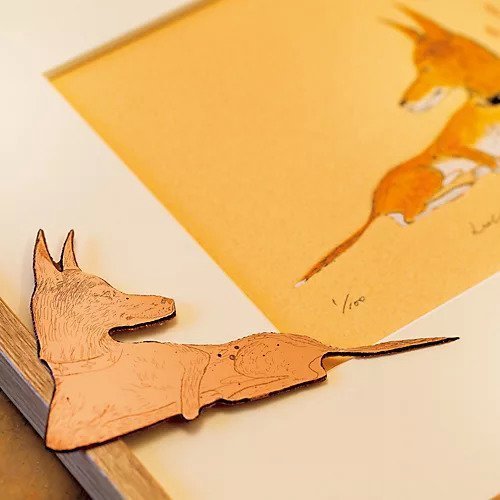 【山本容子作/Yamamoto Yoko / GOODS】の『Lucas』銅版画 手彩色 人気、トレンドファッション・服の通販 founy(ファニー) 　雑誌掲載アイテム　Magazine Picks & Fashion Features　ファッション雑誌　Fashion Magazines　エクラ　eclat　1月号　January Issue　雑誌　Magazine, Fashion Magazine　犬　Dog　other-2|ID: prp329100003302337 ipo3291000000031273900