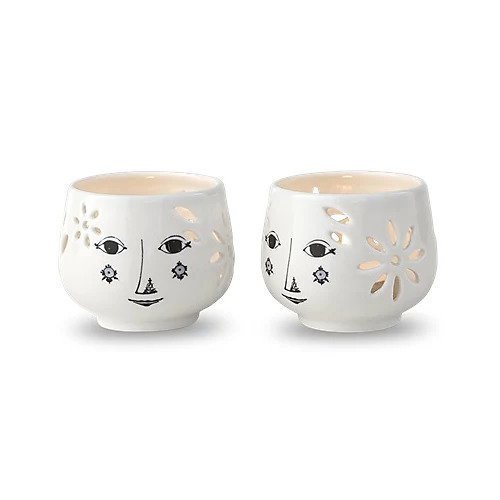 【ビヨン ヴィンブラッド/BJORN WIINBLAD / GOODS】のティーライトホルダー 2個入り インテリア・キッズ・メンズ・レディースファッション・服の通販 founy(ファニー) モチーフ Motif, Design Theme ホワイト|ID: prp329100003302724 ipo3291000000029603052