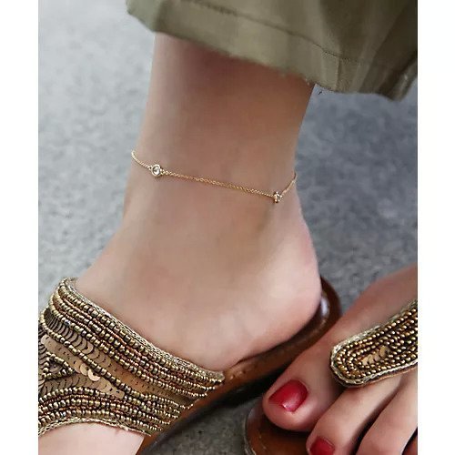 【コレカラ/collecala】のストーン付チェーンアンクレット/queite 人気、トレンドファッション・服の通販 founy(ファニー) ファッション Fashion レディースファッション Fashion for Women シンプル Simple, Minimal ストーン Stone, Gem-Like チェーン Chain, Chain Strap other-2|ID: prp329100003311685 ipo3291000000031290674