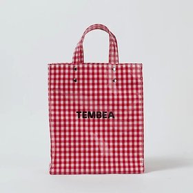 【テンベア/TEMBEA】のPAPER TOTE SMALL GINGHAM 人気、トレンドファッション・服の通販 founy(ファニー) ファッション Fashion レディースファッション WOMEN バッグ Bag ギンガム Gingham コーティング Coating チェック Check |ID:prp329100003316495