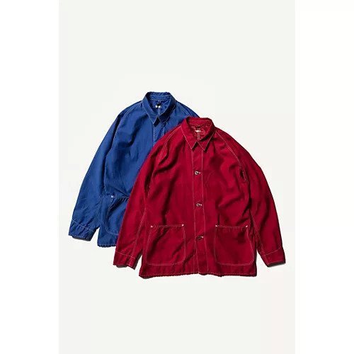 【アプレッセ/A.PRESSE / MEN】のOver Dyeing Coverall Jacket 人気、トレンドファッション・服の通販 founy(ファニー) 　ファッション　Fashion　メンズファッション　Men's Style Online　ヴィンテージ　Vintage　スリーブ　Sleeve　ツイル　Twill　ポケット　Pocket　モチーフ　Motif　リラックス　Relax　other-3|ID: prp329100003318827 ipo3291000000031280379