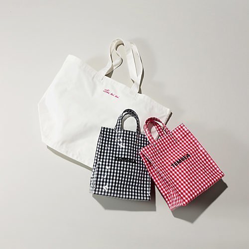 【オブラダ/Oblada】の【石上美津江さんコラボ】エンブロイダリーWロゴトート 人気、トレンドファッション・服の通販 founy(ファニー) 　ファッション　Fashion　レディースファッション　WOMEN　バッグ　Bag　おすすめ　Recommend　エンブロイダリー　Embroidery　コラボ　Collaboration　タオル　Towel　ボックス　Box　other-3|ID: prp329100003319171 ipo3291000000031259272
