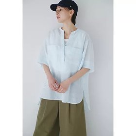 【ヒューマンウーマン/HUMAN WOMAN】 160/1ラミー半袖ブラウス人気、トレンドファッション・服の通販 founy(ファニー) ファッション Fashion レディースファッション Fashion for Women トップス・カットソー Cut & Sew Tops シャツ・ブラウス・オフィスカジュアル Elegant Blouses & Button-Ups おすすめ Recommended / Our Picks ギンガム Gingham, Gingham Fabric スキッパー Skipper, Open Collar ストライプ Stripe, Striped Pattern チェック Check, Plaid, Tartan ビッグ Big, Oversized フロント Front, Front Design ボックス Boxy, Box Shape ポケット Pocket, Pocket Detail リラックス Relax, Relaxed Fit ワイド Wide, Wide Fit 半袖 Short Sleeve, Half Sleeve 定番 Standard, Basic Item |ID:prp329100003325625