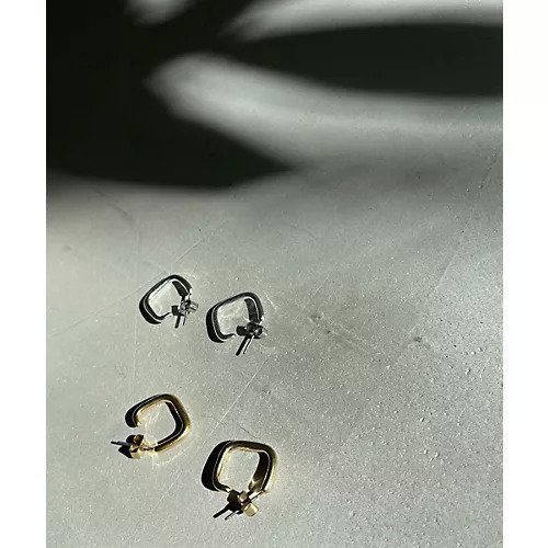 【マージュール/marjour】のSLIM SQUARE HOOP PIERCE 人気、トレンドファッション・服の通販 founy(ファニー) 　ファッション　Fashion　レディースファッション　Fashion for Women　オケージョン　Occasion Wear　スクエア　Square, Square Shape　バランス　Balance, Style Balance　フープ　Hoop, Hoop Earrings　ラウンド　Round, Round Neck　other-2|ID: prp329100003327499 ipo3291000000031271412