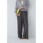 【ヒューマンウーマン/HUMAN WOMAN】のドロストリラックスパンツ チャコール|ID: prp329100003329985 ipo3291000000030966677
