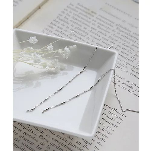 【コレカラ/collecala】の[silver925]チェーンアメリカンピアス金属アレルギー対応〉 インテリア・キッズ・メンズ・レディースファッション・服の通販 founy(ファニー) 　ファッション　Fashion　レディースファッション　Ladies' Fashion Online　アメリカン　American　シルバー　Silver　チェーン　Chain　入学式　Entrance Ceremony　卒業式　Graduation Ceremony　結婚式　Wedding Ceremony　シルバー|ID: prp329100003343806 ipo3291000000029581656