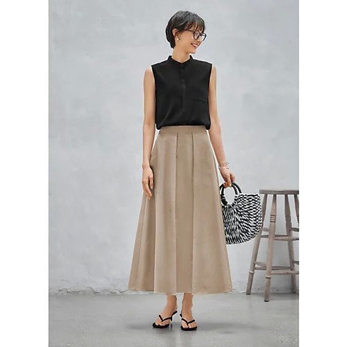【スタイルデリ/STYLE DELI】のしなやかなノースリーブ比翼シャツブラウス 人気、トレンドファッション・服の通販 founy(ファニー) 　ファッション　Fashion　レディースファッション　Fashion for Women　トップス・カットソー　Cut & Sew Tops　キャミソール&ノースリーブ　Camisoles & Sleeveless Tops　シャツ・ブラウス・オフィスカジュアル　Elegant Blouses & Button-Ups　インナー　Innerwear　エアリー　Airy Texture　カーディガン　Cardigan, Knitwear　キャミソール　Camisole, Spaghetti Strap Top　シアー　Sheer, See-Through　シンプル　Simple, Minimal　ジャケット　Jacket, Outerwear　スタイリッシュ　Stylish, Fashionable　ダメージ　Distressed, Destroyed　ドレープ　Drape, Draping Fabric　定番　Standard, Basic Item　ノースリーブ　Sleeveless, No-Sleeve　バランス　Balance, Style Balance　パッチ　Patch, Appliqué　フォルム　Silhouette, Form　ポケット　Pocket, Pocket Detail　ラウンド　Round, Round Neck　おすすめ　Recommended / Our Picks　夏　Summer　エレガント 上品　Elegant　other-2|ID: prp329100003364878 ipo3291000000031303731