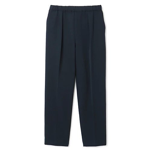 【エムセブンデイズ/M7days】のとろみテーパードパンツ インテリア・キッズ・メンズ・レディースファッション・服の通販 founy(ファニー) 　ファッション　Fashion　レディースファッション　WOMEN　パンツ　Pants　とろみ　Thickness　ストレッチ　Stretch　センター　Center　ポケット　Pocket　洗える　Washable　ネイビー|ID: prp329100003392621 ipo3291000000030966111