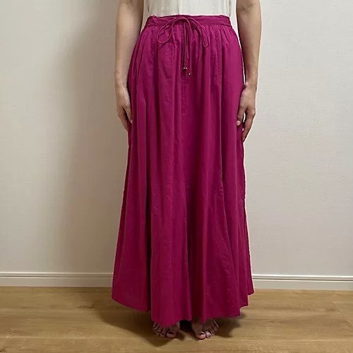 【トゥエルブクローゼット/12closet】の【洗える】インドコットンフレアスカート 人気、トレンドファッション・服の通販 founy(ファニー) 　ファッション　Fashion　レディースファッション　Fashion for Women　スカート　Skirts　Aライン・フレアスカート　A-Line & Flared Skirts　インド　Indian Textile　エスニック　Ethnic Style　ギャザー　Gathered, Ruffled　ドローコード　Drawcord, Drawstring Cord　フィット　Fit, Slim Fit　フレア　Flare, Flared　洗える　Machine Washable　other-3|ID: prp329100003400124 ipo3291000000034955244