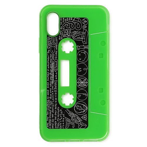 【ナナナナ/NaNa-NaNa】のNOT A CASSETTE TAPE iPhone CASE nana-nana Cali Thornhill DeWitt Collaboration インテリア・キッズ・メンズ・レディースファッション・服の通販 founy(ファニー) 　iPhone アイフォーン　Iphone　スマホ　Smartphone　フォルム　Form　モチーフ　Motif　人気　Popularity　CLEAR &#215; NEON GREEN|ID: prp329100003405363 ipo3291000000026510919