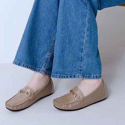 【エンチャンテッド/enchanted】のインヒールソフトビットモカシン インテリア・キッズ・メンズ・レディースファッション・服の通販 founy(ファニー) 　ファッション　Fashion　レディースファッション　Fashion for Women　インソール　Shoe Insole　クッション　Cushion, Throw Pillow　シューズ　Shoes, Footwear　抗菌　Antibacterial, Bacteria-Resistant　グレーベージュコンビ|ID: prp329100003405449 ipo3291000000033409113