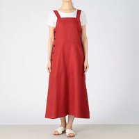 【シンメ/SINME】のオーバーオールワンピース 人気、トレンドファッション・服の通販 founy(ファニー) ファッション Fashion レディースファッション WOMEN ワンピース Dress シンプル Simple リネン Linen 今季 This Season 夏 Summer |ID:prp329100003405619