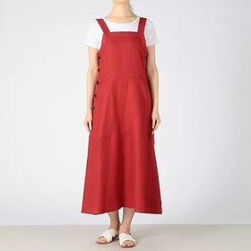 【シンメ/SINME】 オーバーオールワンピース人気、トレンドファッション・服の通販 founy(ファニー) ファッション Fashion レディースファッション WOMEN ワンピース Dress シンプル Simple リネン Linen 今季 This Season 夏 Summer |ID:prp329100003405619