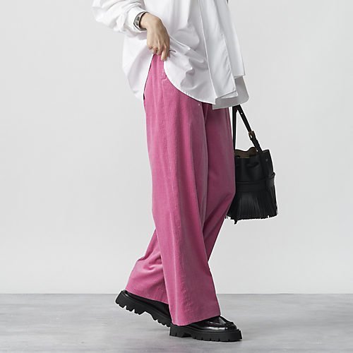 【ブリル/BRILL】のCORDUROY PANTS インテリア・キッズ・メンズ・レディースファッション・服の通販 founy(ファニー) https://founy.com/ ファッション Fashion レディースファッション WOMEN パンツ Pants ウェーブ Wave サッカー Soccer ストレート Straight ミリタリー Military |ID: prp329100003405749 ipo3291000000027524108