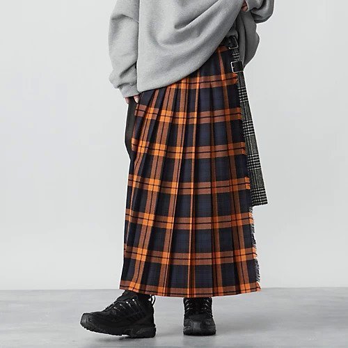 【オニール オブ ダブリン/O'NEIL of DUBLIN】の【HPS別注】VARIARD PLEATING KILT SKIRT 人気、トレンドファッション・服の通販 founy(ファニー) 　ファッション　Fashion　レディースファッション　WOMEN　スカート　Skirt　アシンメトリー　Asymmetry　オレンジ　Orange　キルト　Quilt　チェック　Check　別注　Special Order　定番　Standard　 other-1|ID: prp329100003405794 ipo3291000000022615504