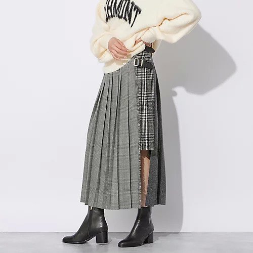 【オニール オブ ダブリン/O'NEIL of DUBLIN】の【HPS別注】VARIARD PLEATING KILT SKIRT 人気、トレンドファッション・服の通販 founy(ファニー) 　ファッション　Fashion　レディースファッション　Ladies' Fashion Online　スカート　Skirt　アシンメトリー　Asymmetry　キルト　Quilt　チェック　Check　別注　Special Order　定番　Standard　 other-1|ID: prp329100003405794 ipo3291000000031824116