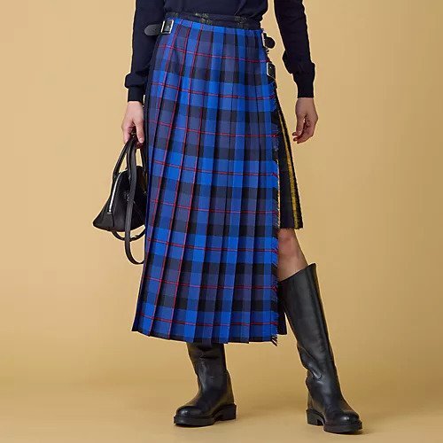 【オニール オブ ダブリン/O'NEIL of DUBLIN】の【HPS別注】VARIARD PLEATING KILT SKIRT インテリア・キッズ・メンズ・レディースファッション・服の通販 founy(ファニー) 　ファッション　Fashion　レディースファッション　Fashion for Women　スカート　Skirts　アシンメトリー　Asymmetrical Style　秋　Autumn　キルト　Quilt, Quilted Fabric　クラシック　Classic, Timeless Style　シンプル　Simple, Minimal　スウェット / スエット　Sweatshirt, Sweatwear　スニーカー　Sneakers, Trainers　チェック　Check, Plaid, Tartan　定番　Standard, Basic Item　人気　Popular, Best Seller　ビビッド　Vivid, Bright Tone　フィット　Fit, Slim Fit　別注　Limited Edition, Custom Order　ミックス　Mix, Mixed Style　無地　Plain, Solid Color　ロング　Long, Long-Length　おすすめ　Recommended / Our Picks　ビジネス 仕事 通勤　Business / Work / Commuting　ロイヤルブルーミックス|ID: prp329100003405794 ipo3291000000032707395