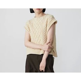 【ジェーンスミス/JANE SMITH】の5G ARAN VEST 人気、トレンドファッション・服の通販 founy(ファニー) ファッション Fashion レディースファッション WOMEN アウター Coat Outerwear トップス・カットソー Tops/Tshirt ベスト/ジレ Gilets/Vests カットオフ Cut Off ショート Short ベスト Vest |ID:prp329100003405812