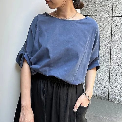 【スアデオ/suadeo】のNEW!前後2wayボリュームTシャツ 人気、トレンドファッション・服の通販 founy(ファニー) 　ファッション　Fashion　レディースファッション　Fashion for Women　トップス・カットソー　Cut & Sew Tops　シャツ・ブラウス・オフィスカジュアル　Elegant Blouses & Button-Ups　ロングTシャツ・Tシャツ　Longline T-Shirts & Tees　インナー　Innerwear　ドレープ　Drape, Draping Fabric　洗える　Machine Washable　other-3|ID: prp329100003406198 ipo3291000000035715855