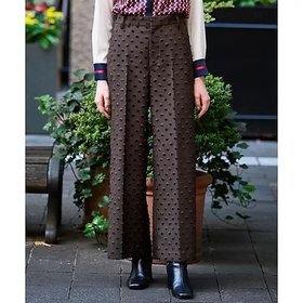 【ドレステリア/DRESSTERIOR】 【セットアップ可】ドットジャカードワイドパンツ人気、トレンドファッション・服の通販 founy(ファニー) ファッション Fashion レディースファッション WOMEN セットアップ Setup パンツ Pants おすすめ Recommend シューズ Shoes シンプル Simple ジャカード Jacquard ストレート Straight セットアップ Set Up ドット Dot バレエ Ballet パイピング Piping フレンチ French ベーシック Basic ポケット Pocket リブニット Rib Knit リラックス Relax ワイド Wide エレガント 上品 Elegant |ID:prp329100003415434