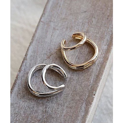 【コレカラ/collecala】の2連イヤーカフ 人気、トレンドファッション・服の通販 founy(ファニー) 　ファッション　Fashion　レディースファッション　Fashion for Women　おすすめ　Recommended / Our Picks　イヤリング　Earrings　イヤーカフ　Ear Cuffs　フォルム　Silhouette, Form　other-2|ID: prp329100003418952 ipo3291000000033510687