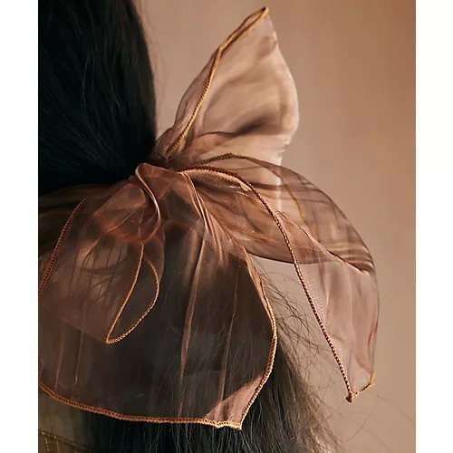 【マージュール/marjour】のORGANDY RIBBON HAIR TIE 人気、トレンドファッション・服の通販 founy(ファニー) 　ファッション　Fashion　レディースファッション　Fashion for Women　おすすめ　Recommended / Our Picks　オーガンジー　Organza Fabric　シアー　Sheer, See-Through　シンプル　Simple, Minimal　スウェット / スエット　Sweatshirt, Sweatwear　バランス　Balance, Style Balance　リボン　Ribbon, Bow　夏　Summer　A/W・秋冬　Autumn/Winter　other-3|ID: prp329100003419696 ipo3291000000031291235