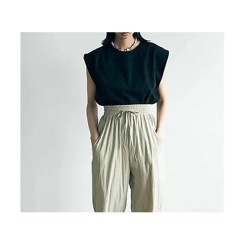 【マージュール/marjour】のFRENCH SLEEVE TEE インテリア・キッズ・メンズ・レディースファッション・服の通販 founy(ファニー) 　ファッション　Fashion　レディースファッション　WOMEN　トップス・カットソー　Tops/Tshirt　ストレッチ　Stretch　スリーブ　Sleeve　トレンド　Trend　バランス　Balance　フレア　Flare　フレンチ　French　ベスト　Vest　ベーシック　Basic　ボトム　Bottom　おすすめ　Recommend　BLACK|ID: prp329100003420027 ipo3291000000031928932