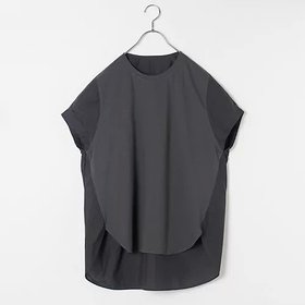 【トゥエルブクローゼット/12closet】の【洗える】異素材ギャザーチュニックT 人気、トレンドファッション・服の通販 founy(ファニー) ファッション Fashion レディースファッション WOMEN トップス・カットソー Tops/Tshirt なめらか Smooth ギャザー Gather シンプル Simple チュニック Tunic 洗える Washable |ID:prp329100003420030