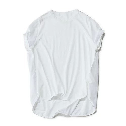 【トゥエルブクローゼット/12closet】の【洗える】異素材ギャザーチュニックT インテリア・キッズ・メンズ・レディースファッション・服の通販 founy(ファニー) 　ファッション　Fashion　レディースファッション　Fashion for Women　トップス・カットソー　Cut & Sew Tops　おすすめ　Recommended / Our Picks　ギャザー　Gathered, Ruffled　チュニック　Tunic, Long Top　洗える　Machine Washable　ホワイト|ID: prp329100003420030 ipo3291000000033036482