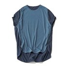 【トゥエルブクローゼット/12closet】の【洗える】異素材ギャザーチュニックT ネイビー2|ID: prp329100003420030 ipo3291000000037039234