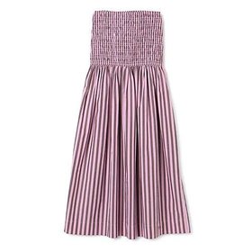 【ガニー/GANNI】のStripe Cotton Smock Skirt 人気、トレンドファッション・服の通販 founy(ファニー) ファッション Fashion レディースファッション WOMEN スカート Skirt 2023年 2023 2023-2024秋冬・A/W Aw/Autumn/Winter//Fw/Fall-Winter/2023-2024 ギャザー Gather ストライプ Stripe スモック Smock フレア Flare リゾート Resort 洗える Washable |ID:prp329100003425888