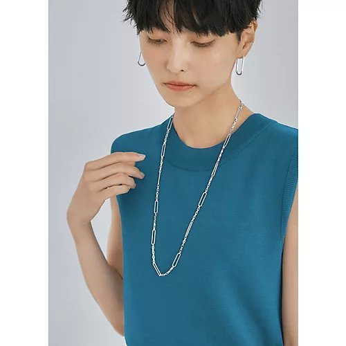 【スタイルデリ/STYLE DELI】のスクエア交互チェーンロングネックレス 人気、トレンドファッション・服の通販 founy(ファニー) 　ファッション　Fashion　レディースファッション　WOMEN　ジュエリー　Jewelry　ネックレス　Necklaces　クール　Cool　軽量　Lightweight　スクエア　Square　スタイリッシュ　Stylish　スポーツ　Sports　タオル　Towel　チェーン　Chain　ネックレス　Necklace　ハンド　Hand　フラット　Flat　マニッシュ　Mannish　ロング　Long　other-2|ID: prp329100003457404 ipo3291000000031304609