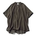 【トゥエルブクローゼット/12closet】の【洗える】コットンシルクチュニック(ミディアム丈) カーキ|ID: prp329100003461451 ipo3291000000035913188