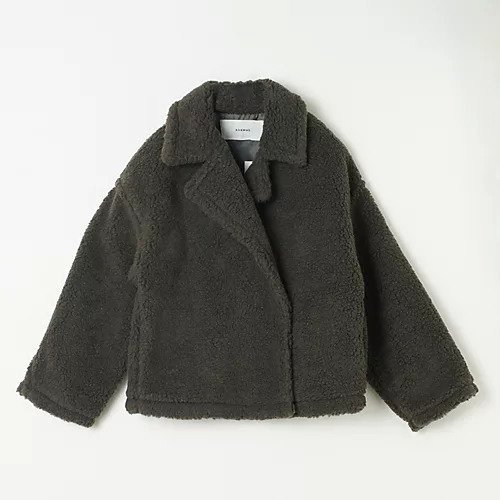 【アダワス/ADAWAS】の【HPS別注】ECO BOA JACKET インテリア・キッズ・メンズ・レディースファッション・服の通販 founy(ファニー) 　ファッション　Fashion　レディースファッション　WOMEN　アウター　Coat Outerwear　ジャケット　Jackets　ショート　Short　ワイド　Wide　別注　Special Order　グレー|ID: prp329100003476983 ipo3291000000022991817