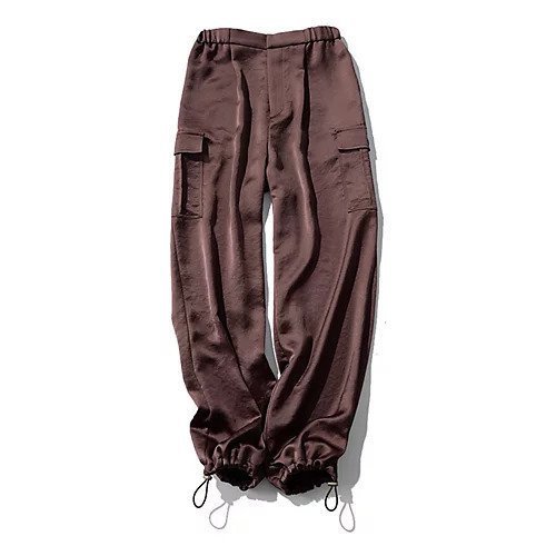 【エムセブンデイズ/M7days】の艶カーゴパンツ インテリア・キッズ・メンズ・レディースファッション・服の通販 founy(ファニー) ファッション Fashion レディースファッション Fashion for Women パンツ Pants & Trousers アウトドア Outdoor Clothing ヴィンテージ Vintage Style 洗える Machine Washable カーゴパンツ Cargo Pants, Utility Pants コンパクト Compact, Small Size サテン Satin, Glossy Fabric ジャケット Jacket, Outerwear とろみ Fluid, Flowy Fabric ティアード Tiered, Tiered Style ドローコード Drawcord, Drawstring Cord フェミニン Feminine, Girly ミリタリー Military, Army Style ブラウン|ID: prp329100003477377 ipo3291000000034757712