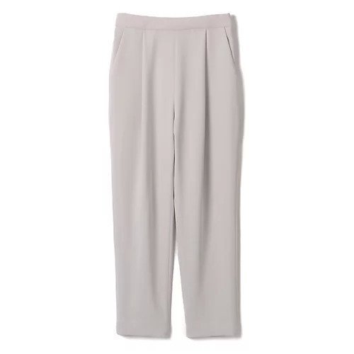 【イーバイエクラ/E by eclat】の【とろみ】ワンタックテーパードパンツ インテリア・キッズ・メンズ・レディースファッション・服の通販 founy(ファニー) 　ファッション　Fashion　レディースファッション　Fashion for Women　パンツ　Pants & Trousers　とろみ　Fluid, Flowy Fabric　定番　Standard, Basic Item　洗える　Machine Washable　ライトグレー|ID: prp329100003486082 ipo3291000000030965912
