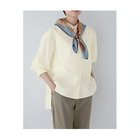 【ヒューマンウーマン/HUMAN WOMAN】の袖ボリュームブラウス 人気、トレンドファッション・服の通販 founy(ファニー) ファッション Fashion レディースファッション Fashion for Women トップス・カットソー Cut & Sew Tops シャツ・ブラウス・オフィスカジュアル Elegant Blouses & Button-Ups おすすめ Recommended / Our Picks コラボ Collaboration, Collab スタンダード Standard, Basic スタンド Stand Collar, Upright Stand ボトム Bottoms, Lower Wear メタル Metal, Metal Parts thumbnail エクリュ|ID: prp329100003489879 ipo3291000000034922407