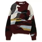 【トーガ プルラ/TOGA PULLA】のPainting knit pullover dark red|ID: prp329100003501320 ipo3291000000026195216