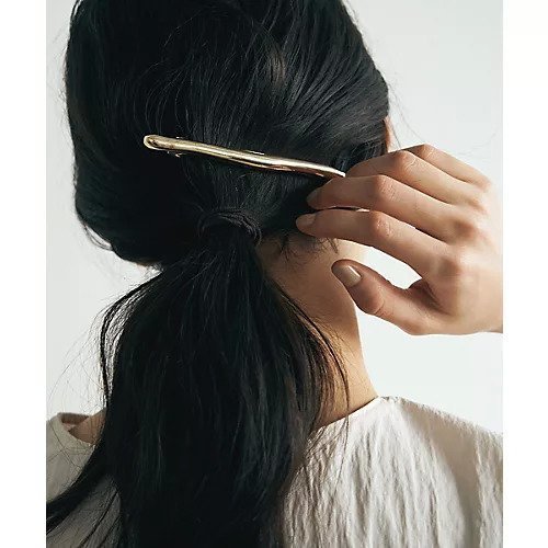 【マージュール/marjour】のNUANCE SHAPE HAIR CLIP インテリア・キッズ・メンズ・レディースファッション・服の通販 founy(ファニー) https://founy.com/ ファッション Fashion レディースファッション Fashion for Women シェイプ Shape, Slim Fit バレッタ Barrette, Hair Clip メタル Metal, Metal Parts |ID: prp329100003506462 ipo3291000000027913815