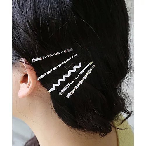 【コレカラ/collecala】のメタルヘアピン 5本セット 人気、トレンドファッション・服の通販 founy(ファニー) ファッション Fashion レディースファッション Fashion for Women シンプル Simple, Minimal ツイスト Tweed, Tweed Fabric ヘアアクセ Hair Accessory, Hair Clip メタル Metal, Metal Parts other-3|ID: prp329100003513333 ipo3291000000031291060
