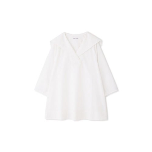 【ヒューマンウーマン/HUMAN WOMAN】のセーラーカラーブラウス 人気、トレンドファッション・服の通販 founy(ファニー) 　ファッション　Fashion　レディースファッション　Fashion for Women　トップス・カットソー　Cut & Sew Tops　シャツ・ブラウス・オフィスカジュアル　Elegant Blouses & Button-Ups　おすすめ　Recommended / Our Picks　スタンダード　Standard, Basic　ストレート　Straight, Straight Cut　タイプライター　Typewriter Fabric, Crisp Cotton　フォルム　Silhouette, Form　ベーシック　Basic, Essential　ラベンダー　Lavender　ロング　Long, Long-Length　秋　Autumn　other-2|ID: prp329100003513586 ipo3291000000031304006