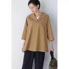 【ヒューマンウーマン/HUMAN WOMAN】のセーラーカラーブラウス 人気、トレンドファッション・服の通販 founy(ファニー) ファッション Fashion レディースファッション Fashion for Women トップス・カットソー Cut & Sew Tops シャツ・ブラウス・オフィスカジュアル Elegant Blouses & Button-Ups おすすめ Recommended / Our Picks スタンダード Standard, Basic ストレート Straight, Straight Cut タイプライター Typewriter Fabric, Crisp Cotton フォルム Silhouette, Form ベーシック Basic, Essential ラベンダー Lavender ロング Long, Long-Length 秋 Autumn thumbnail キャメル|ID: prp329100003513586 ipo3291000000034920610