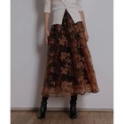 【ミエリインヴァリアント/MIELIINVARIANT】のShadow Opal Skirt BROWN|ID:prp329100003516292