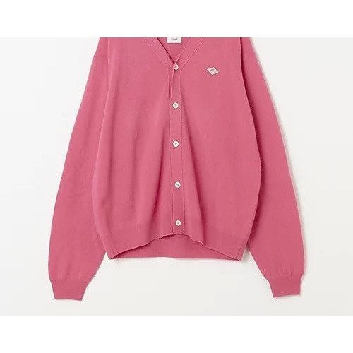 【ダントン/DANTON】のLMW_V NECK CARDIGAN インテリア・キッズ・メンズ・レディースファッション・服の通販 founy(ファニー) 　ファッション　Fashion　レディースファッション　WOMEN　トップス・カットソー　Tops/Tshirt　カーディガン　Cardigans　なめらか　Smooth　カーディガン　Cardigan　フォルム　Form　ベーシック　Basic　ピンク|ID: prp329100003522332 ipo3291000000026007858