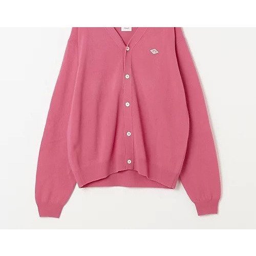 【ダントン/DANTON】のLMW_V NECK CARDIGAN インテリア・キッズ・メンズ・レディースファッション・服の通販 founy(ファニー) 　ファッション　Fashion　レディースファッション　WOMEN　トップス・カットソー　Tops/Tshirt　カーディガン　Cardigans　なめらか　Smooth　カーディガン　Cardigan　フォルム　Form　ベーシック　Basic　ピンク|ID: prp329100003522332 ipo3291000000031715086