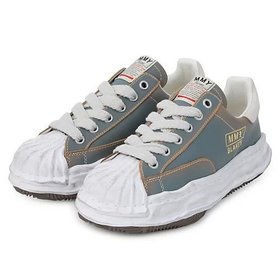 【メゾン ミハラヤスヒロ/Maison MIHARA YASUHIRO / MEN】のBLAKEY LOW/original sole vintage effect leather low-Top sneaker 人気、トレンドファッション・服の通販 founy(ファニー) ファッション Fashion メンズファッション Men's Style Online キャンバス Canvas スニーカー Sneakers フィット Fit ワイド Wide ヴィンテージ Vintage |ID:prp329100003529855