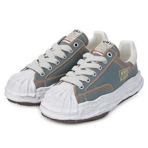 【メゾン ミハラヤスヒロ/Maison MIHARA YASUHIRO / MEN】のBLAKEY LOW/original sole vintage effect leather low-Top sneaker 人気、トレンドファッション・服の通販 founy(ファニー) 　ファッション　Fashion　メンズファッション　Men's Style Online　キャンバス　Canvas　スニーカー　Sneakers　フィット　Fit　ワイド　Wide　ヴィンテージ　Vintage　 other-1|ID: prp329100003529855 ipo3291000000029582877